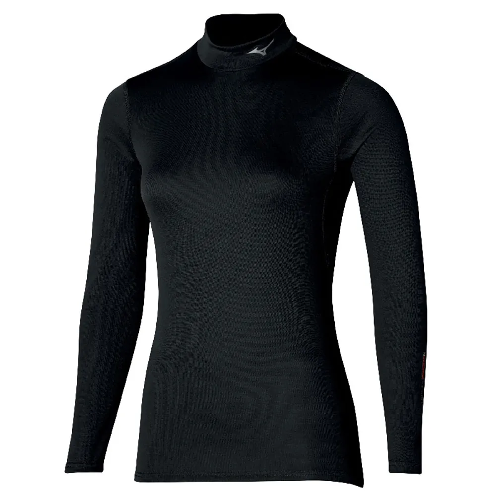 

Базовый слой Mizuno Mid Weight High Neck long sleeve, черный