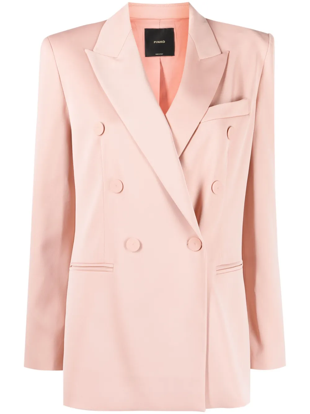 

Двубортный блейзер PINKO, розовый