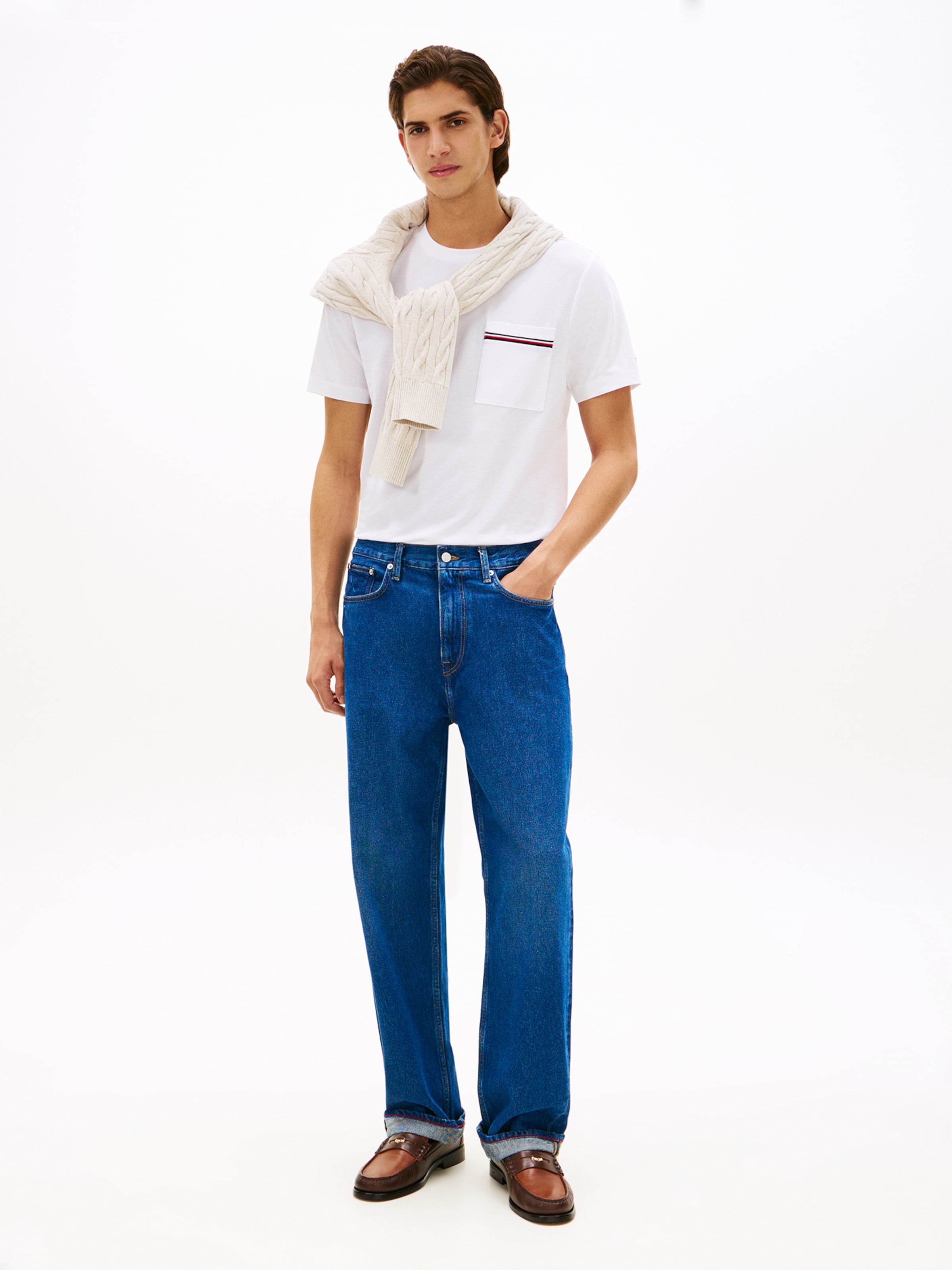 TOMMY HILFIGER Футболка в белом цвете — фото 4