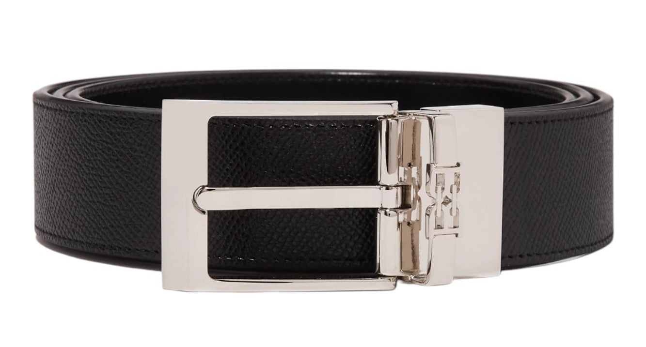 

Bally Parker 6239318 Мужской регулируемый двусторонний черный ремень