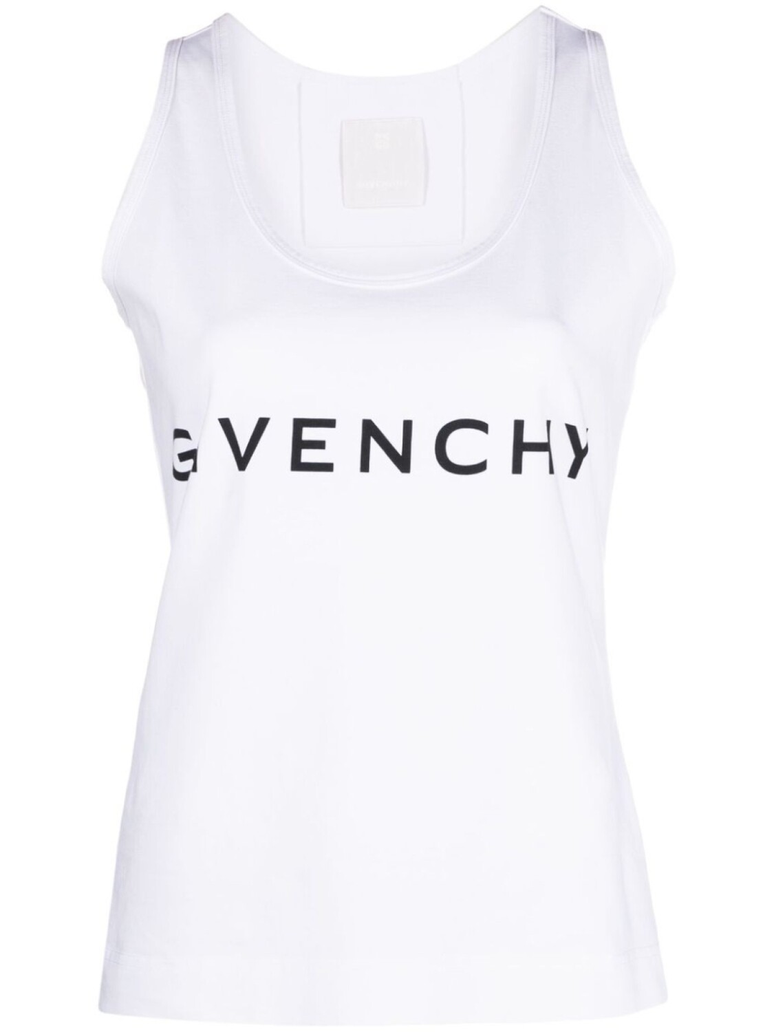 

Givenchy топ с логотипом, белый
