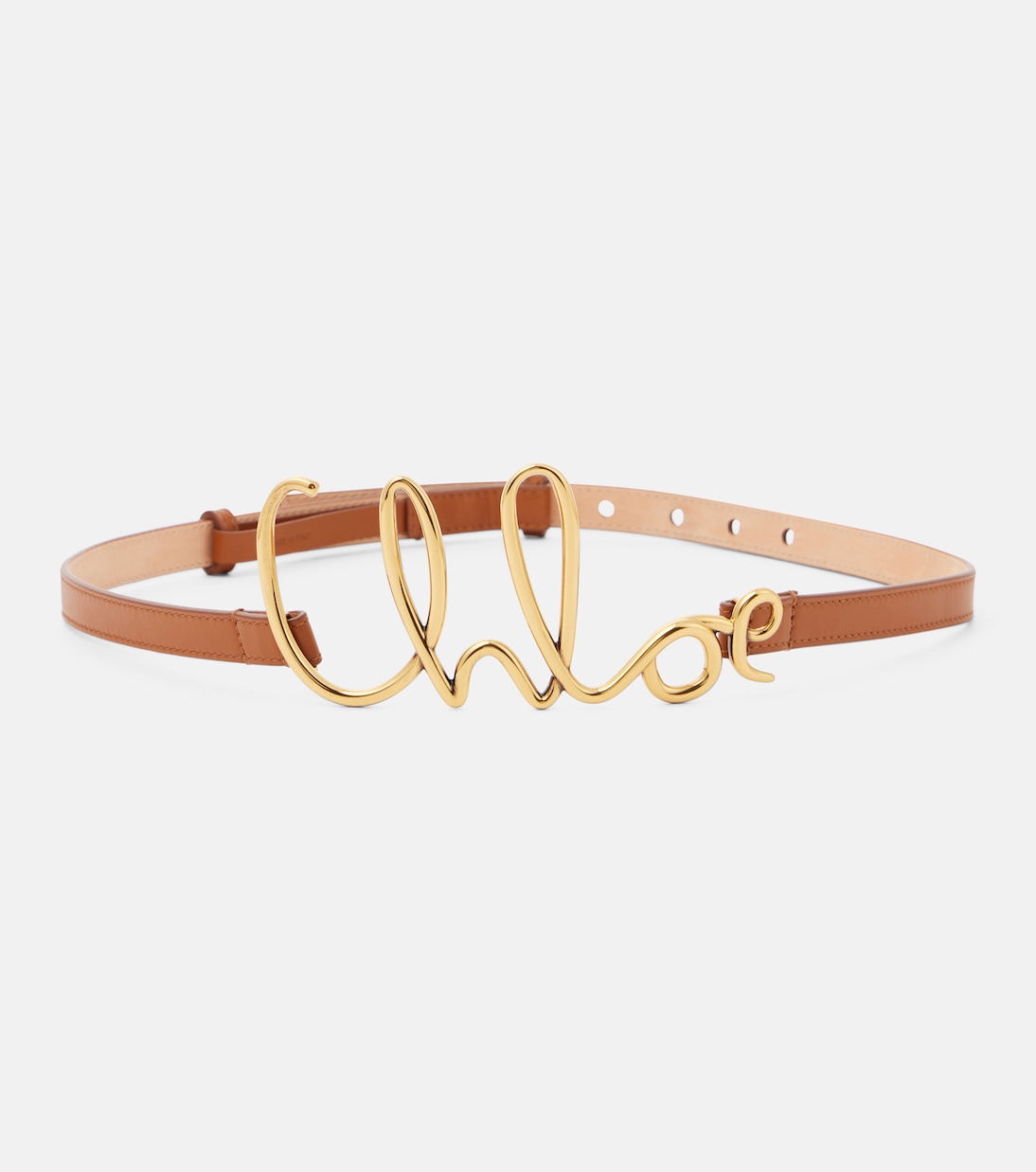 

Ремень Chloé Iconic из кожи Chloé, Clay Brown