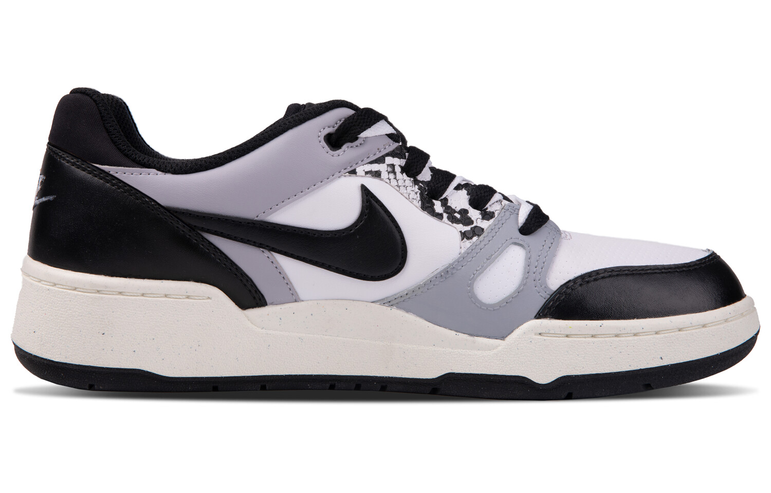 

Кроссовки Nike Full Force Skateboarding Shoes Men Low-top White/Black, светло-серый