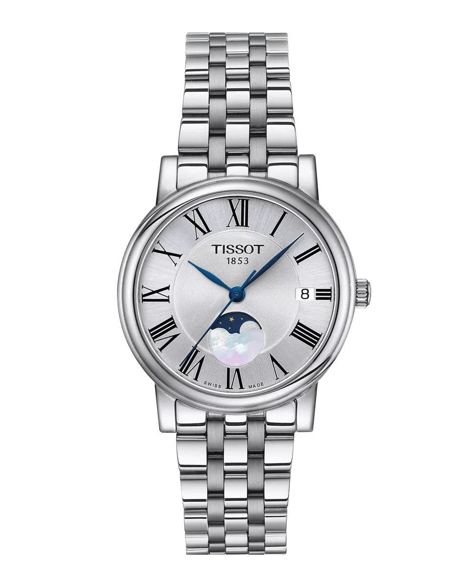 

Женские часы Carson collection из стали Tissot, серебряный