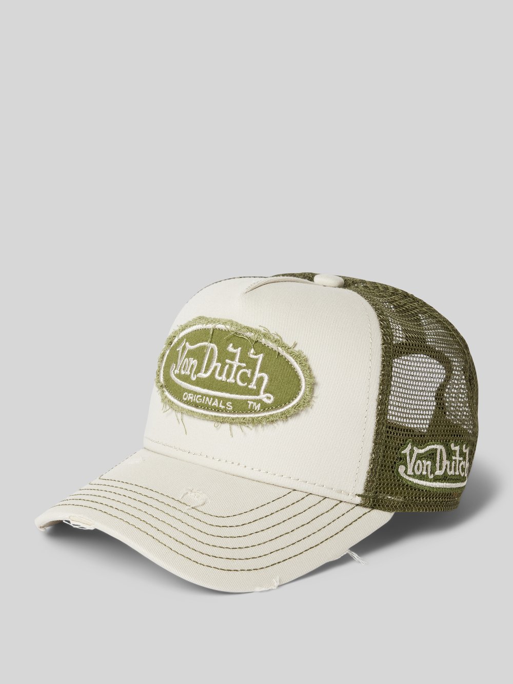 

Кепка с нашивкой-лейблом модель «KALMAR» Von Dutch, зеленый