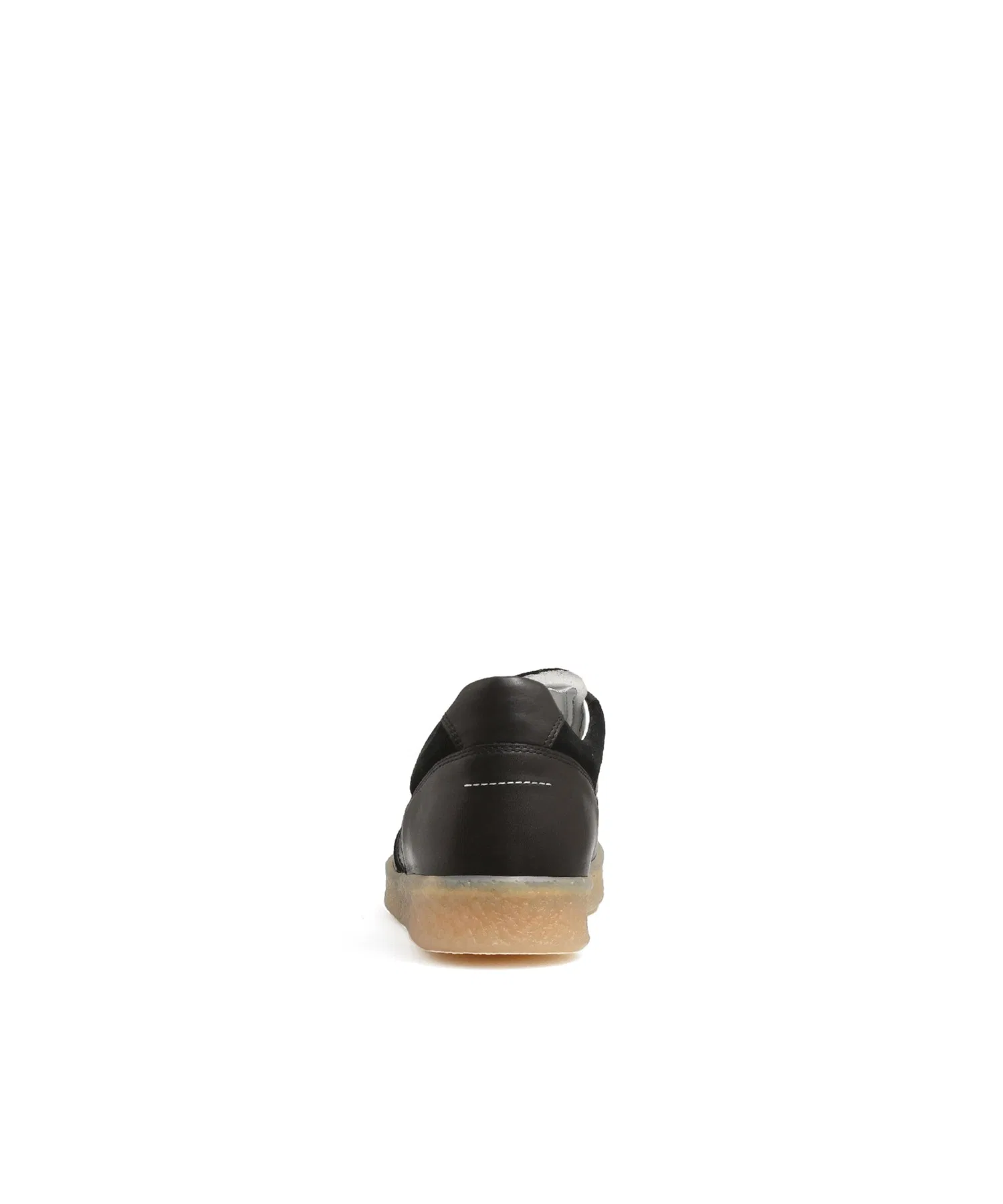 Мужские кроссовки из кожи MM6 Maison Margiela бежевые — фото 4