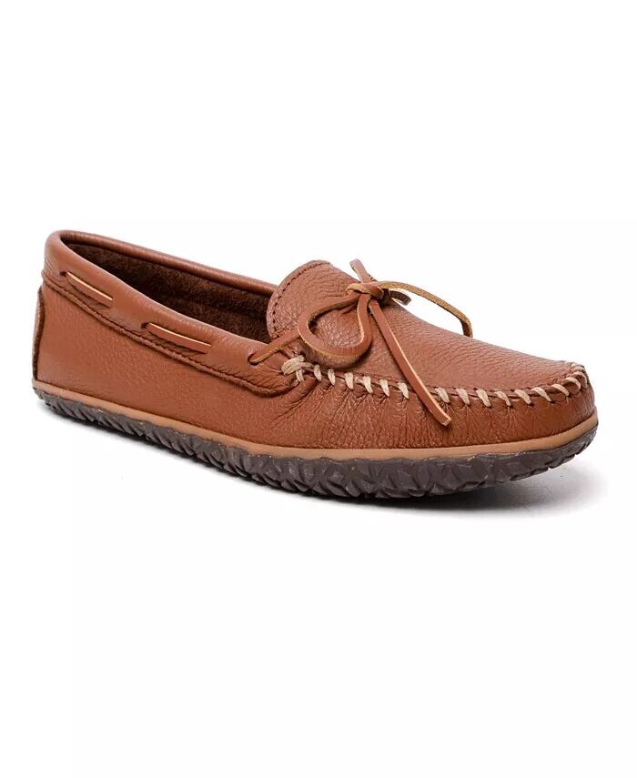 

Мужские лоферы с протектором из лосиной кожи Minnetonka, коричневый
