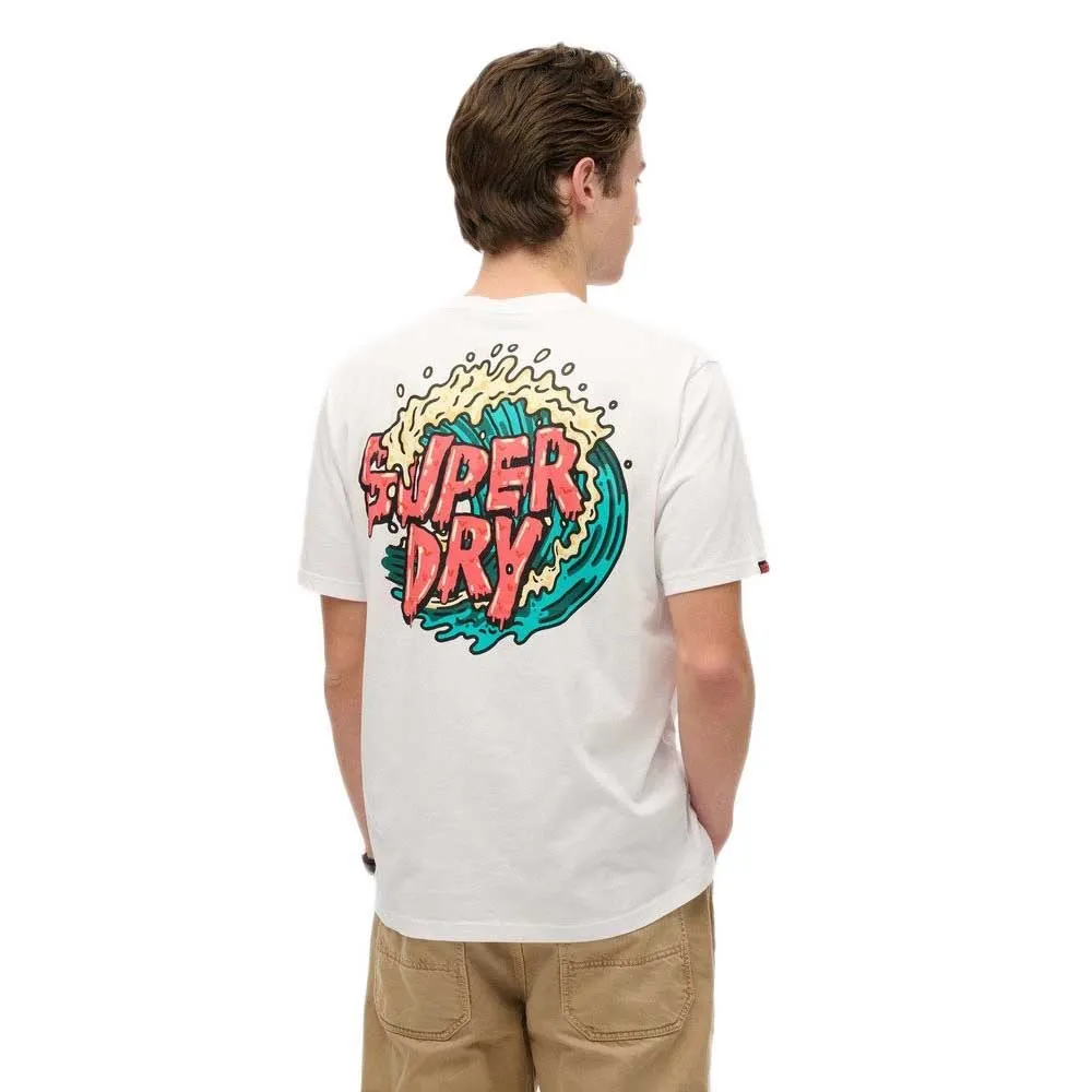 Футболка с коротким рукавом Superdry Outdoor Narrative Loose Fit, белый — фото 2