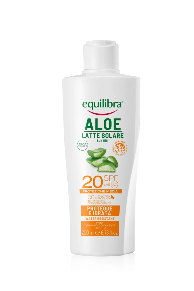 

Equilibra Aloe Sun Milk Spf 20 200 мл Защита от солнца