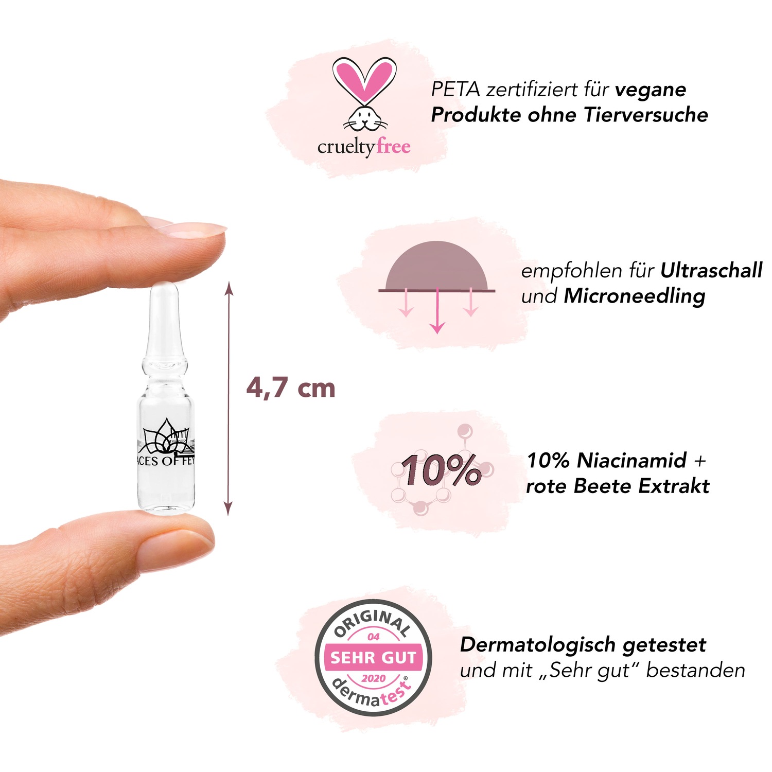 Бустер Faces Of Fey — Для лица % niacinamid booster ampullen , , объем, 1.3 мл — фото 3