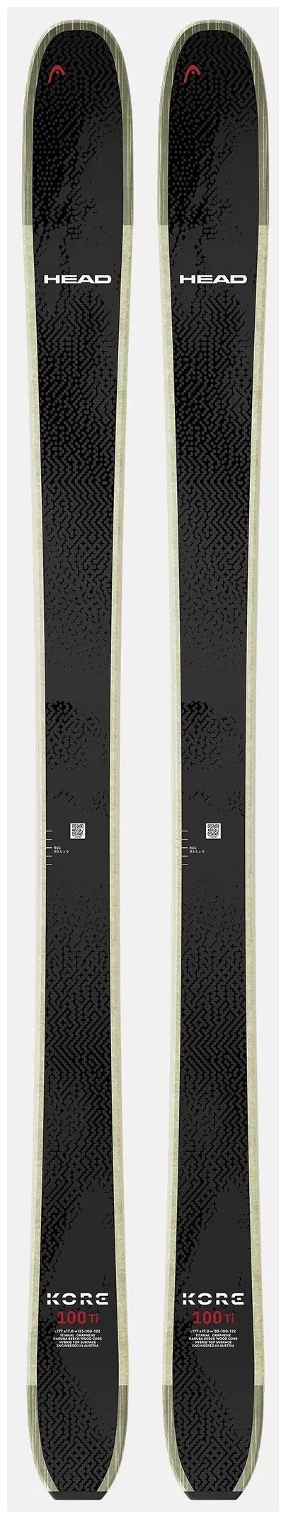 

Новые лыжи Head Kore 100 Ti 2026 года, длина 163 см