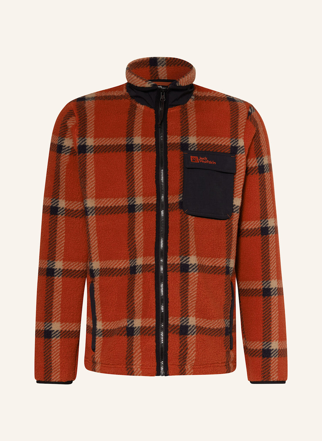 

Флисовая куртка felslicht Jack Wolfskin, цвет ROT/DUNKELBLAU