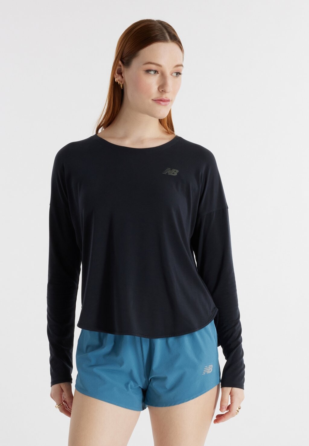 

Футболка с длинным рукавом DRAPEY New Balance, цвет Black