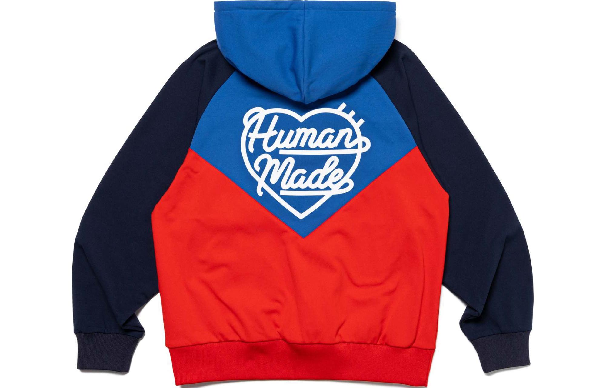

Толстовка с капюшоном на молнии HUMAN MADE, черный