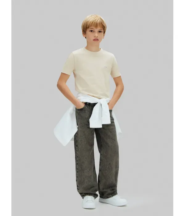 Футболка regular fit Calvin Klein Jeans, бежевый — фото 2