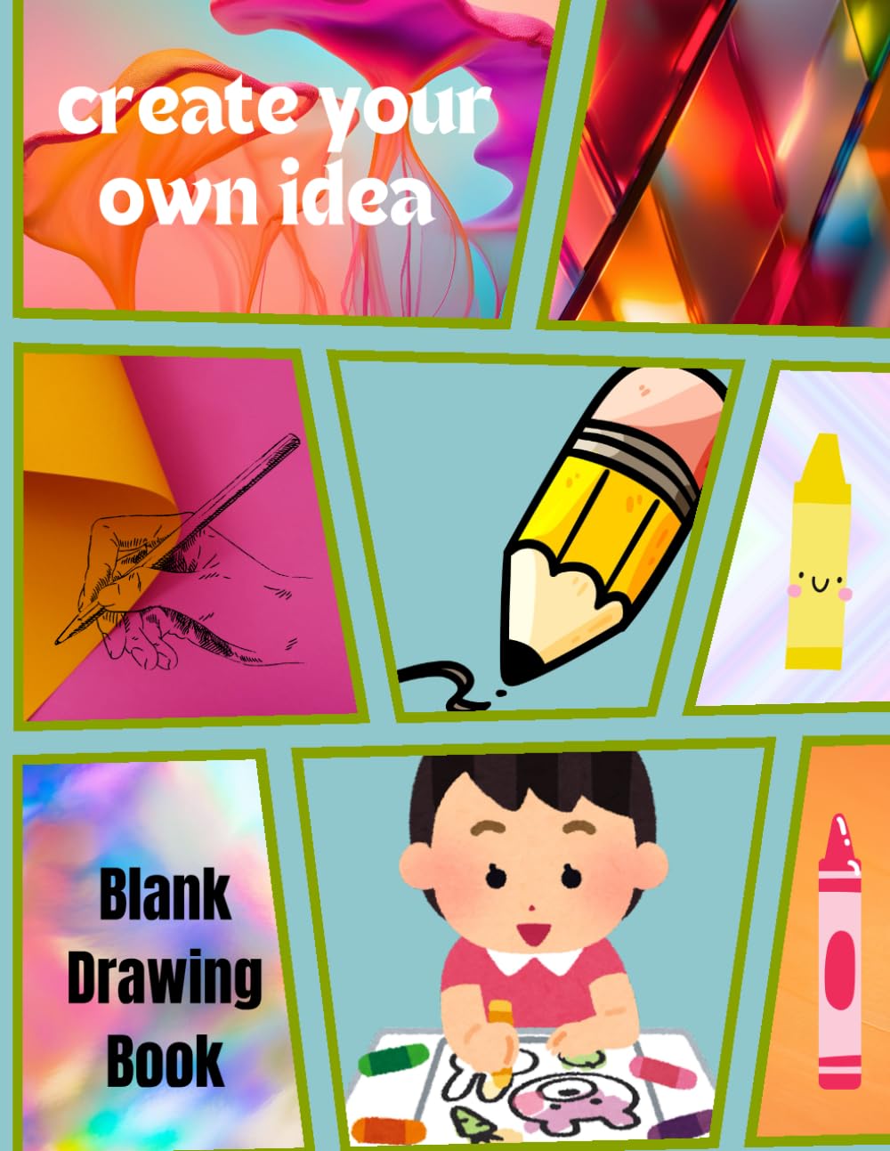 

Blank Comic Book: Draw, Imagine, and Tell Your Story ! With 109 Pages Of Different Templates (Independently published)