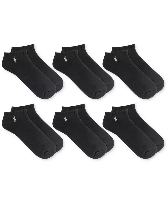 

Мужские носки Performance Sport Low Cut, 6 пар Polo Ralph Lauren, черный