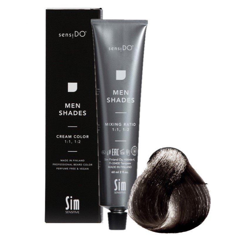 

SensiDO Мужская краска для волос MEN SHADES M2-3/0 Коричневый/Черный - 60 мл