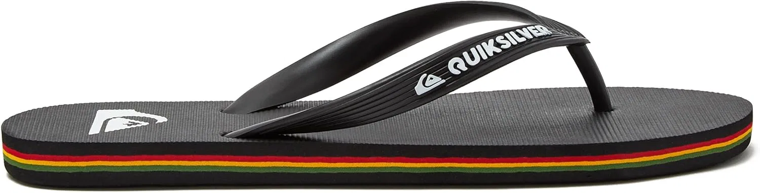 Сандалии мужские Quiksilver, Black/Red/Green — фото 3