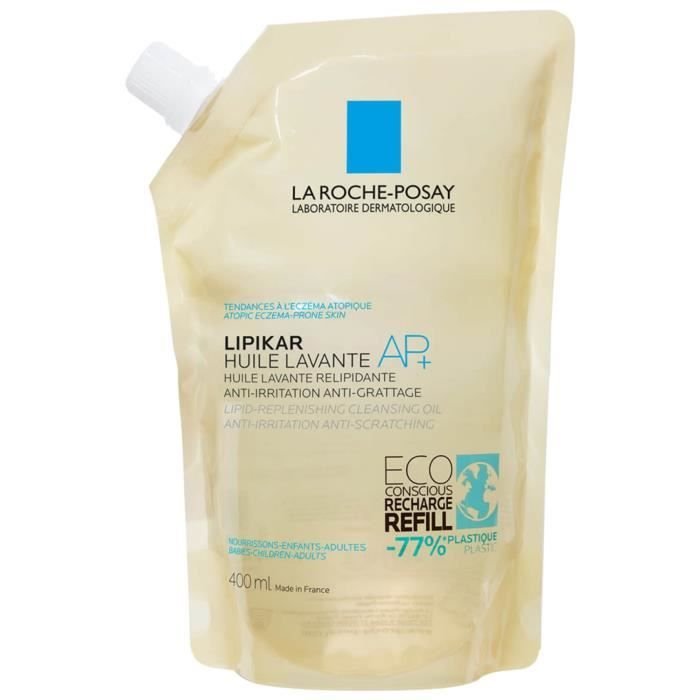 

La Roche-Posay Lipikar Ap+, очищающее масло Ecorecharge Anti-Itch Lipid-Replenishing, 400 мл