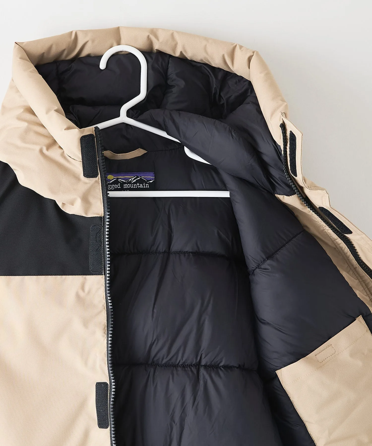 Рваная гора/(K)MILFORD KIDS стеганая куртка Ragged Mountain, beige — фото 4