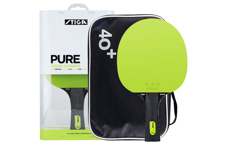 

Stiga Настольный теннисный ракетка унисекс из чистой древесины грейпфрутово-зеленый