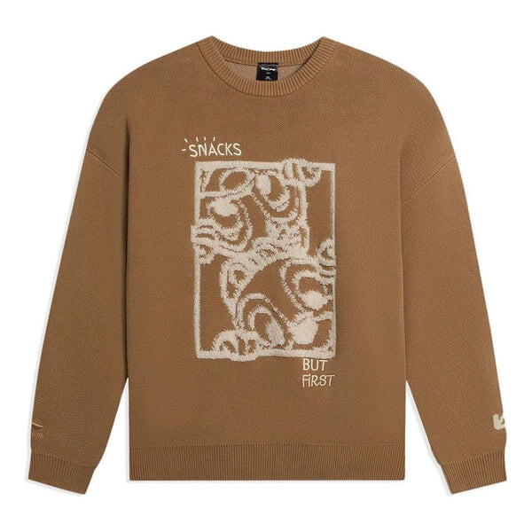 

Свитер x disney graphic sweaters 'brown' Li-Ning, коричневый
