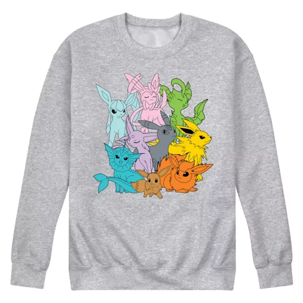 

Мужская флисовая толстовка Pokemon Evolutions Licensed Character, серый