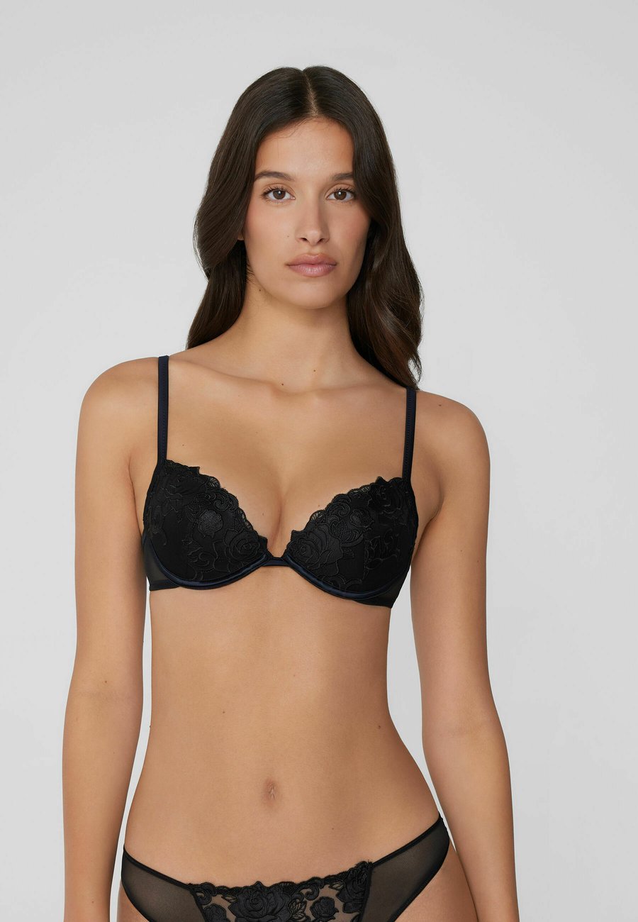 

Бюстгальтер Tezenis Push-up bra, Black/Mottled Black