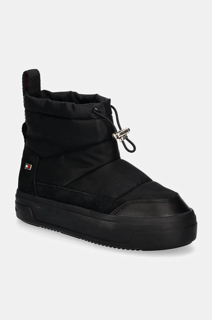 

Зимние ботинки Tommy Hilfiger FLAG NYLON MINI SNOWBOOT, черный
