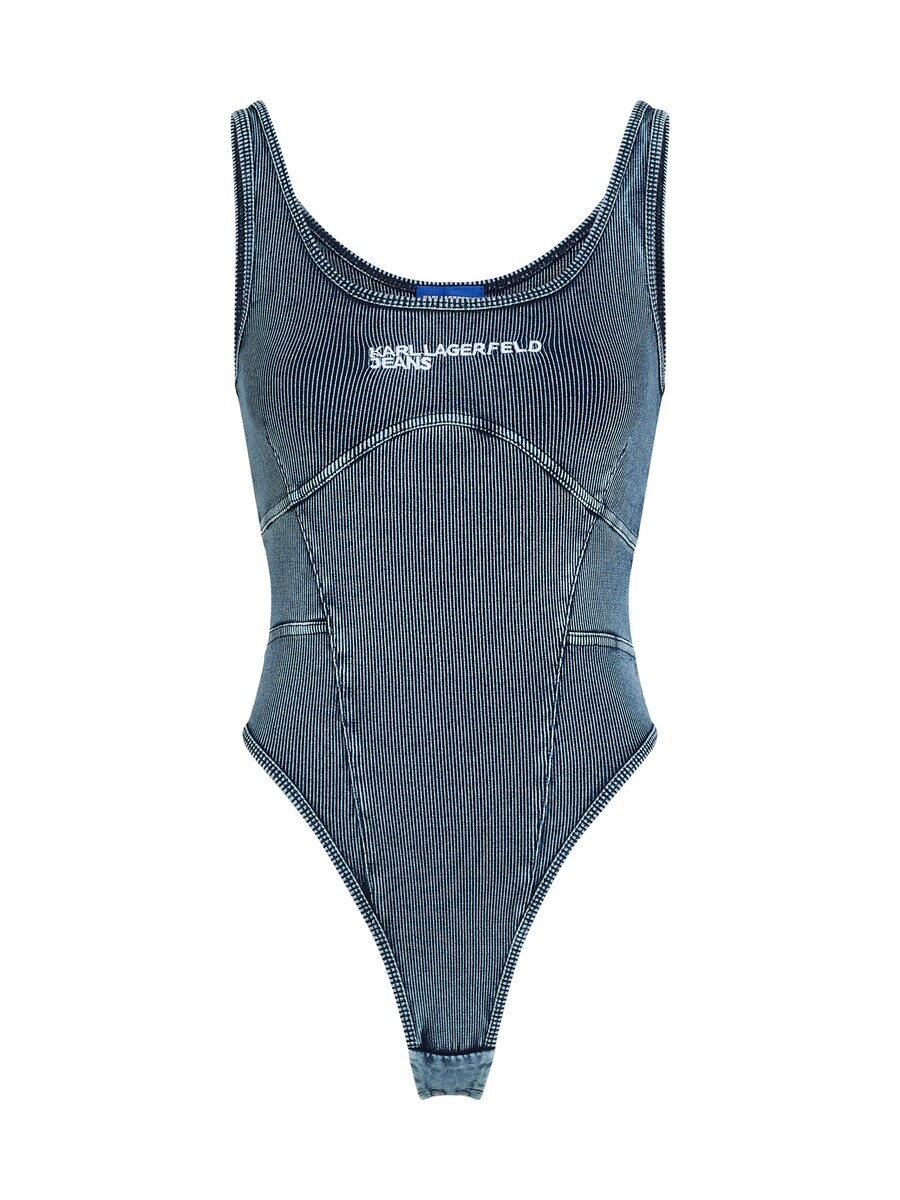 

Классический топ KARL LAGERFELD JEANS Shirt Bodysuit, индиго