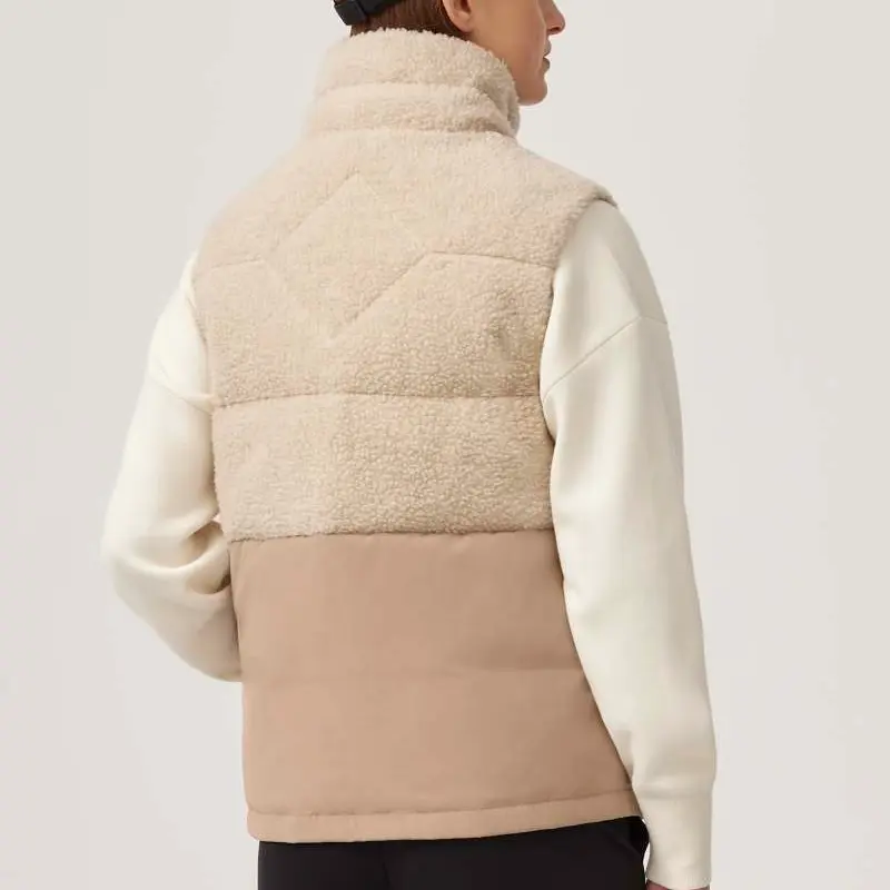 Женская жилетка SS24 Светло-желтая умбра Canada Goose, Светло-палевый — фото 4