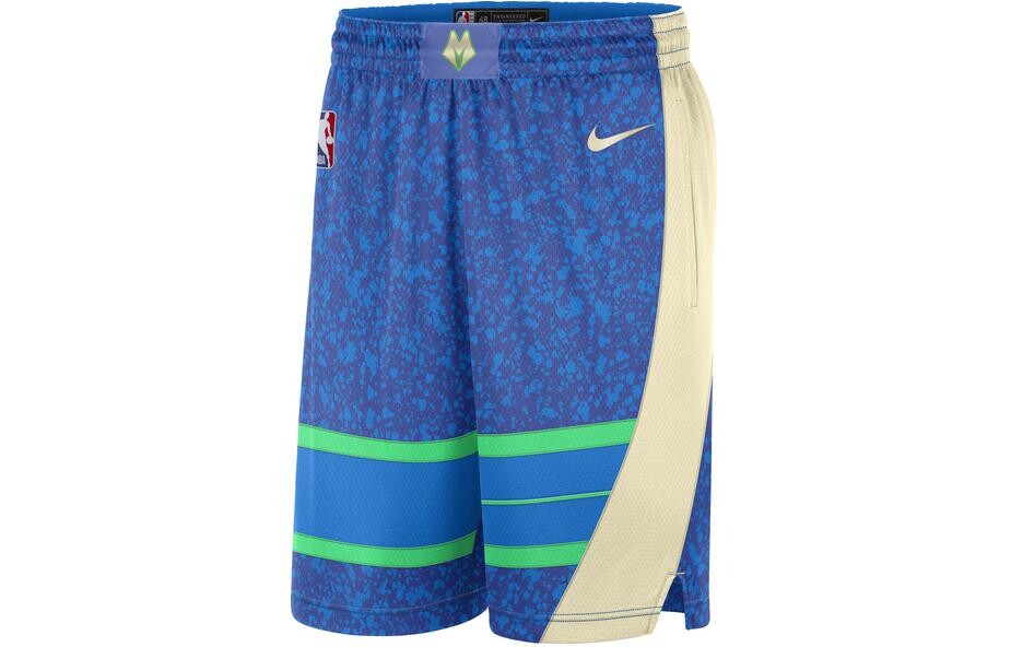 

Шорты NBA Milwaukee Bucks Swingman City Edition Dri-Fit Nike, синий