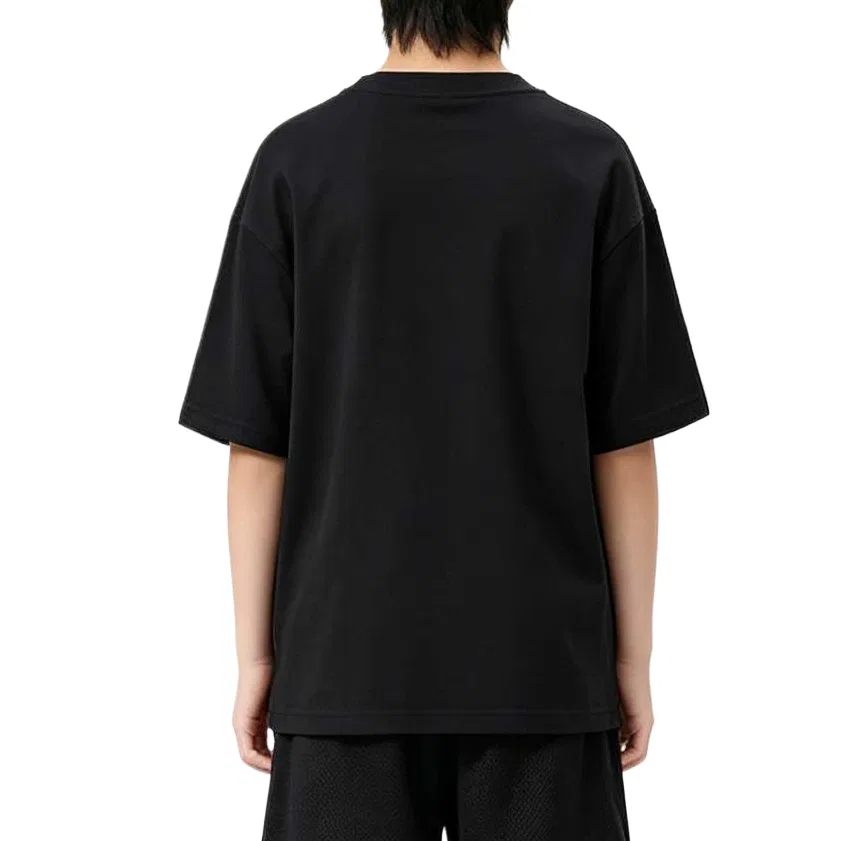Футболка детская Nike Kids T Shirts Crew Neck Moderate Stretch черный — фото 3