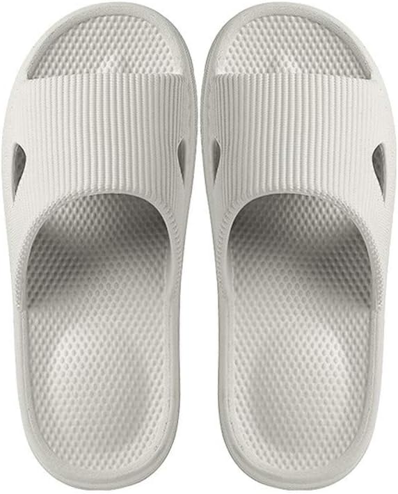 

Массажные пенистые тапочки для ванной Dayiss, нескользящие, для спа и душа, для мужчин и женщин, быстро сохнущие, светло-серый