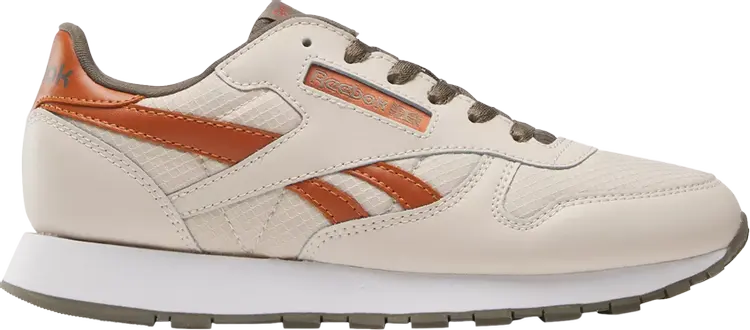 

Кроссовки Classic Leather Big Kid 'Stucco Rich Ginger', кремовый