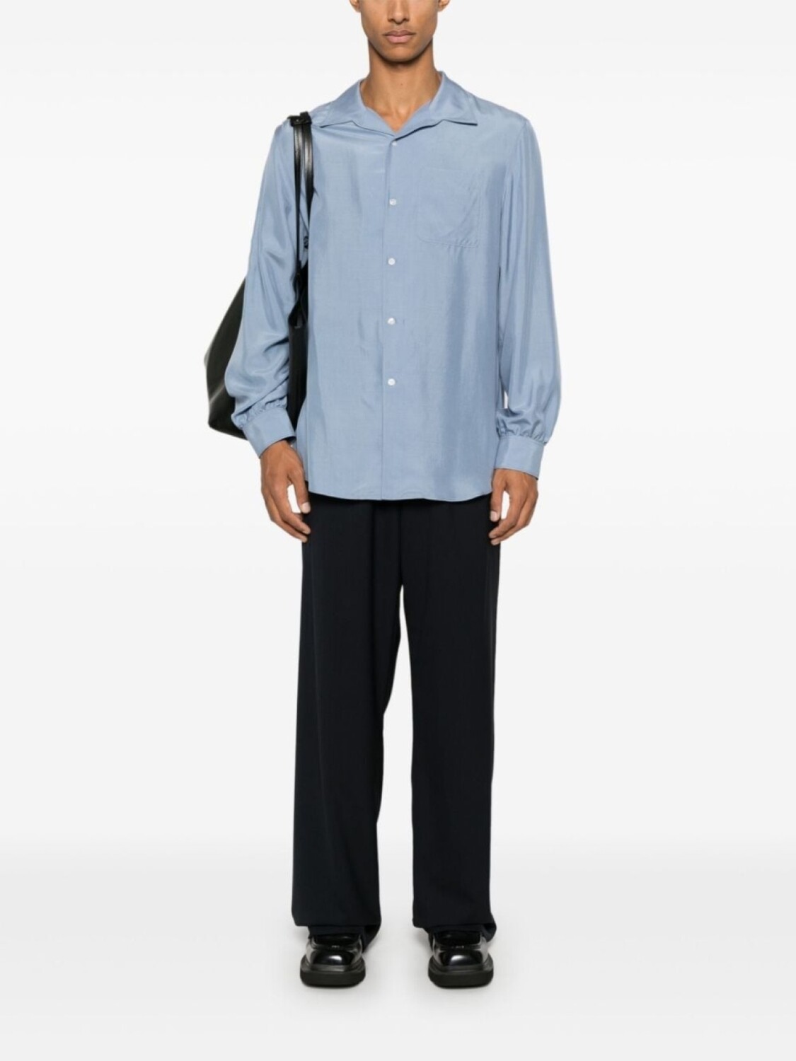 

The Row рубашка Китон, синий