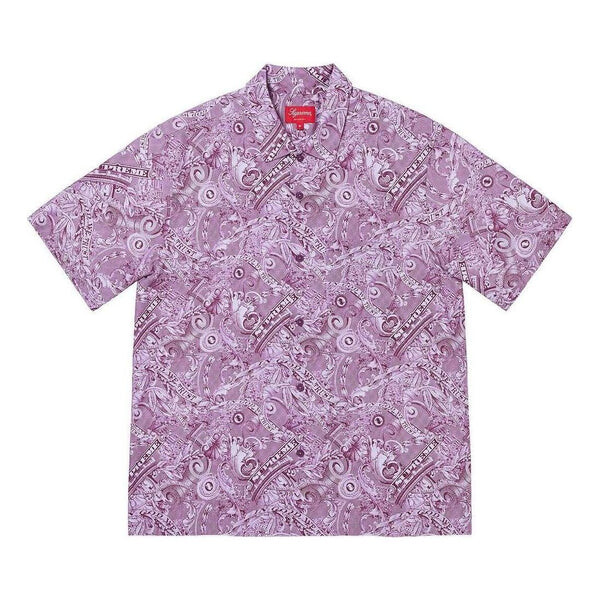

Рубашка dollar s/s shirt 'purple' Supreme, фиолетовый