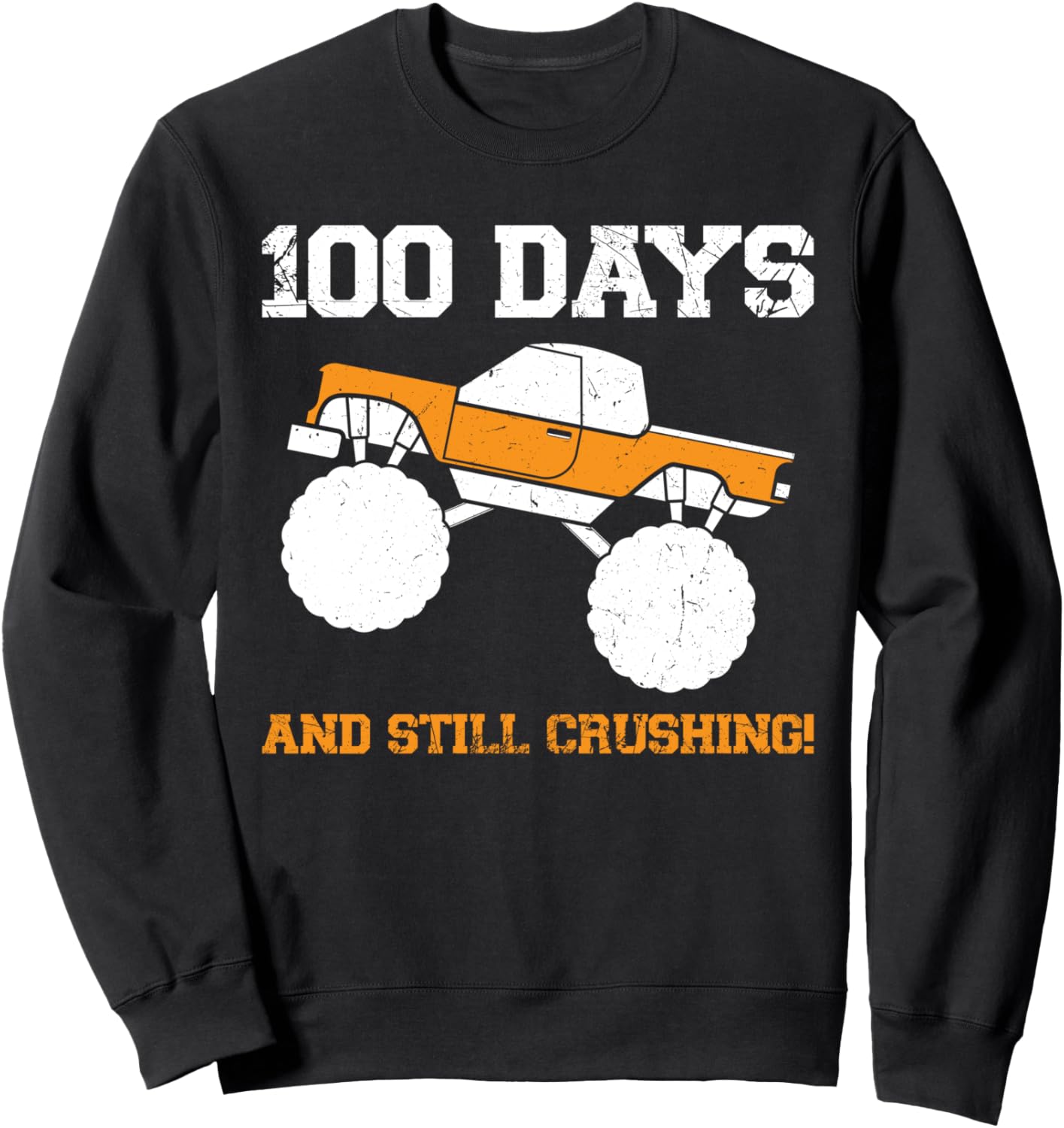 

Ты все еще можешь добиться успеха за 100 дней! Толстовка для мальчиков с изображением монстр-трака Graduate Graduation Gifts, черный