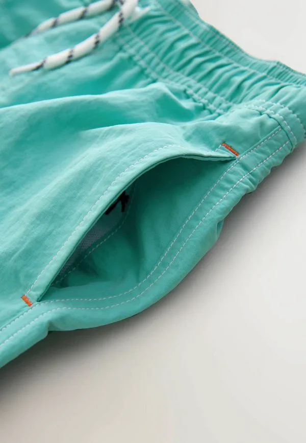Плавки стандартного кроя с контрастной строчкой Next, Turquoise Blue — фото 3