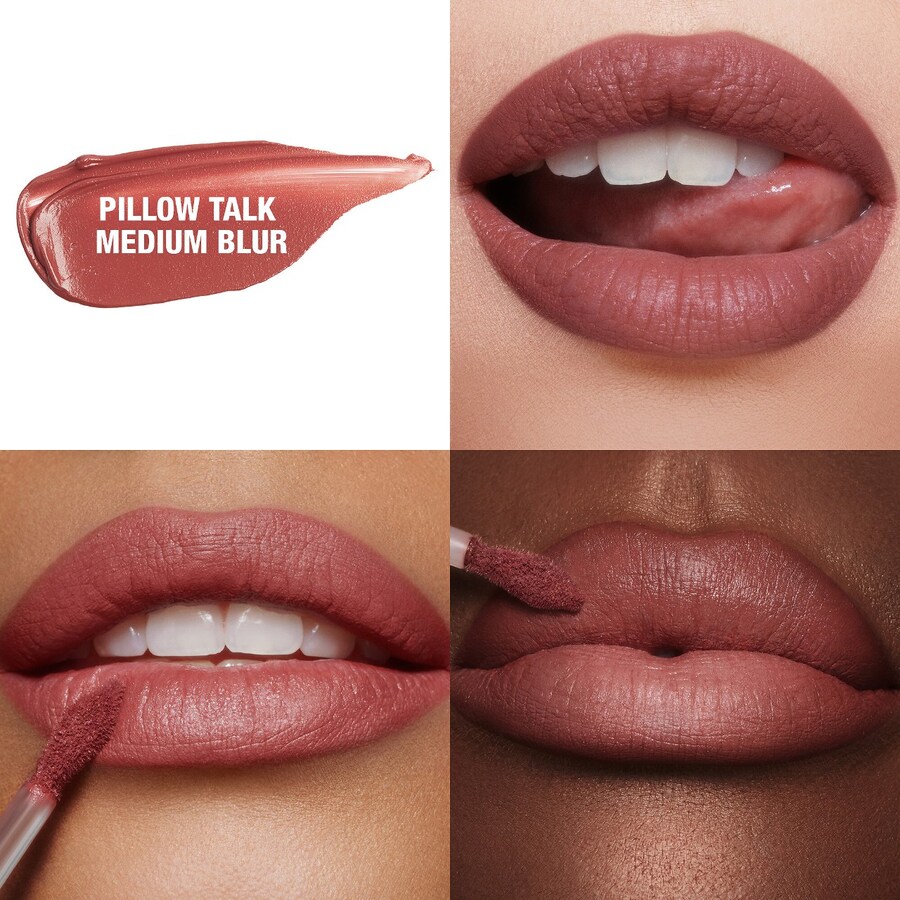 Жидкая помада для губ Charlotte Tilbury Airbrush Flawless Matte Lip Blur, Pillow Talk Medium Blur, 6.8 мл — фото 3