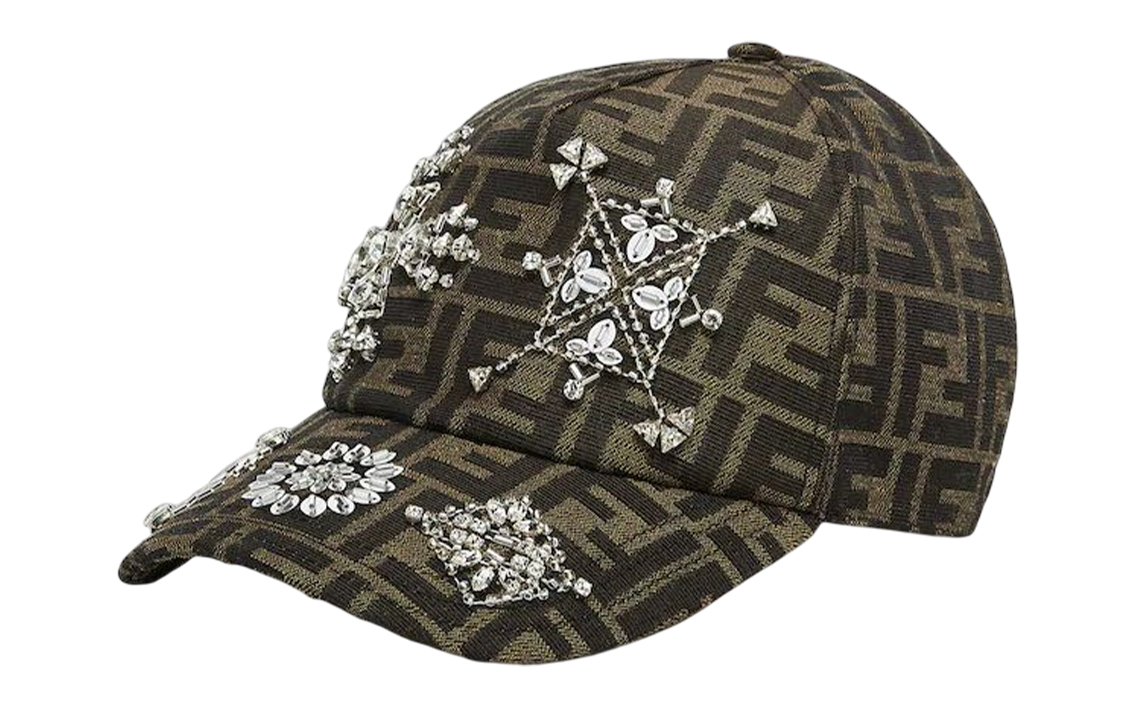 

FENDI Бейсболка женская коричневая, Brown