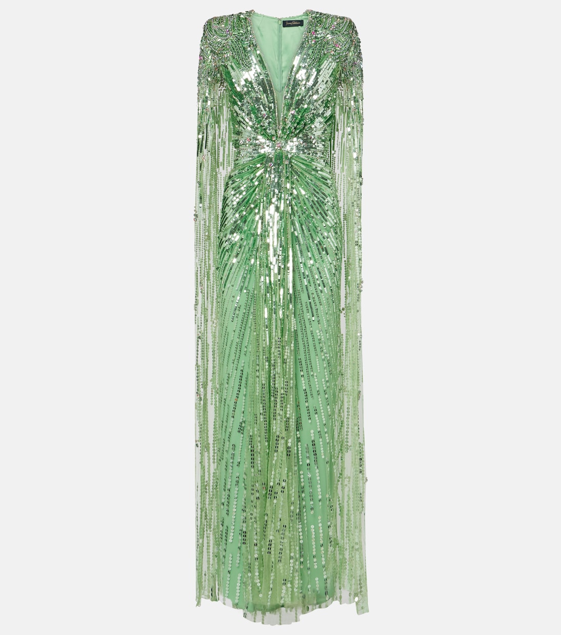 

Платье в стиле Золотая лихорадка, расшитое пайетками Jenny Packham, Parakeet