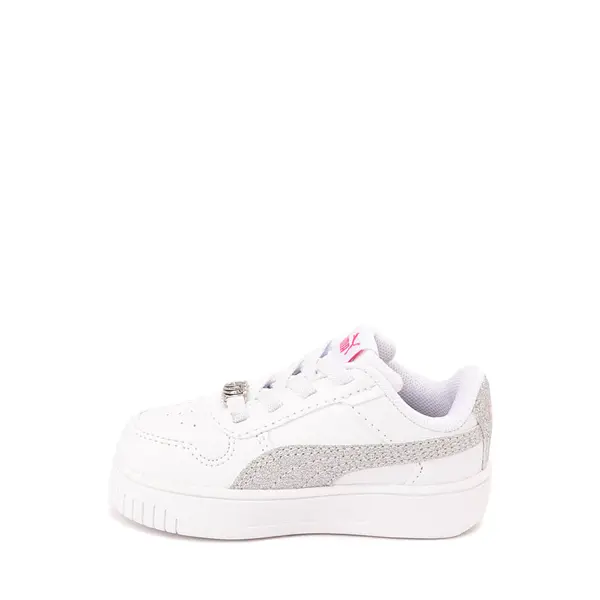 

Кроссовки PUMA Carina Street Shine Bright Athletic Shoe, цвет PUMA White/Fast Pink