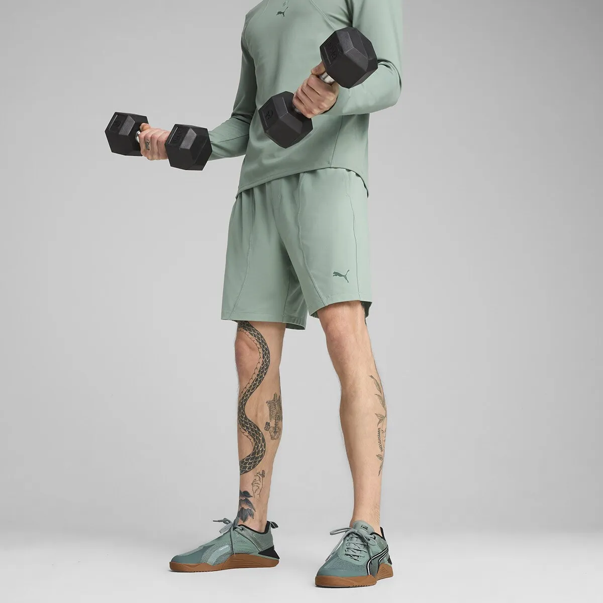 

Мужские M CLOUDSPUN 7" ТРИКОТАЖНЫЕ КОРОТКИЕ Шорты Puma, зеленый