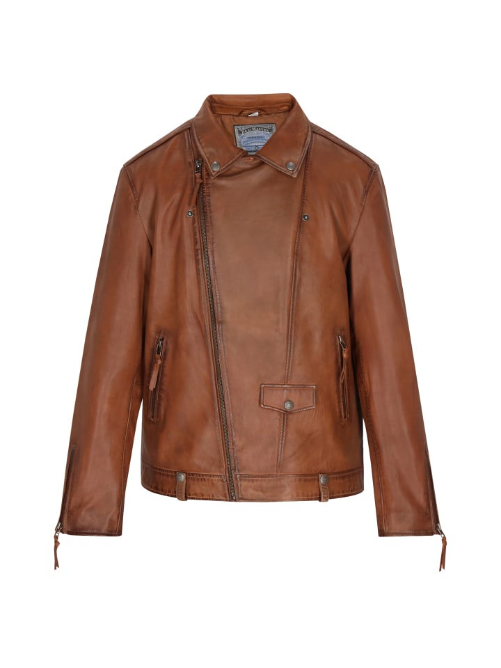 

Кожаная куртка DreiMaster Vintage, коричневый
