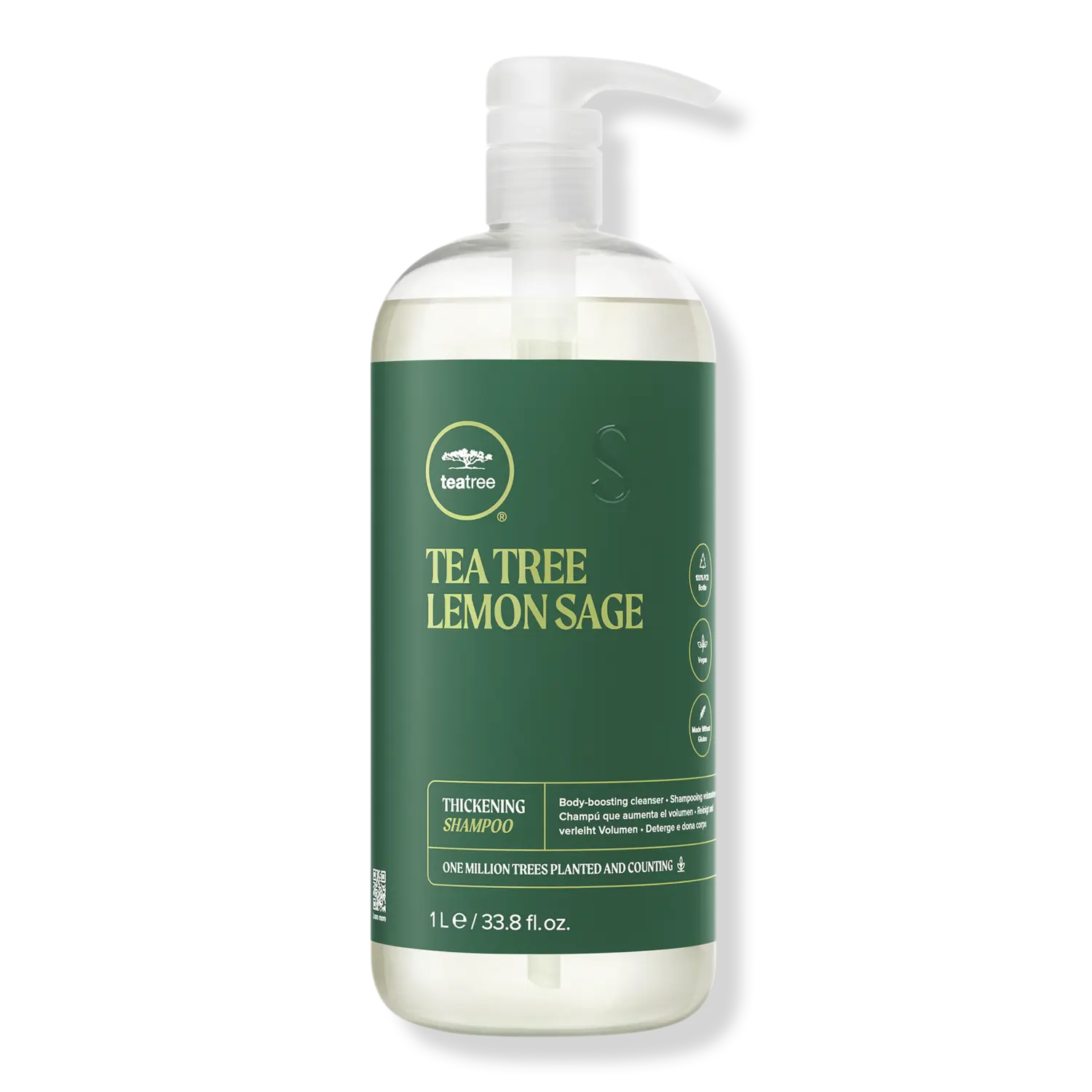 

Шампунь для придания объема с маслом чайного дерева, лимона и шалфея. Paul Mitchell, 33.8 oz