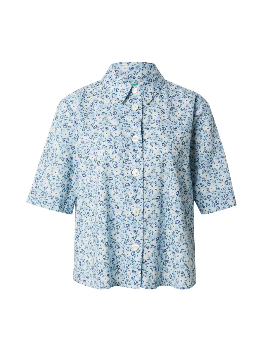 

Блуза UNITED COLORS OF BENETTON, marine blue/Dusty blue/Light blue