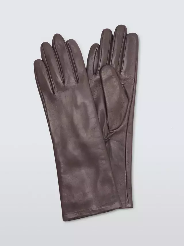 

Перчатки John Lewis Mid Length Leather, цвет mink