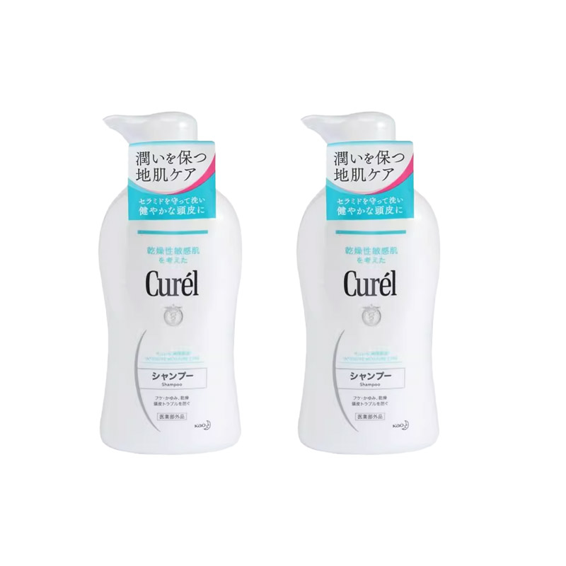 

Увлажняющий шампунь Kerun для ухода за волосами против перхоти для гладкости 420мл*2/420мл Curél